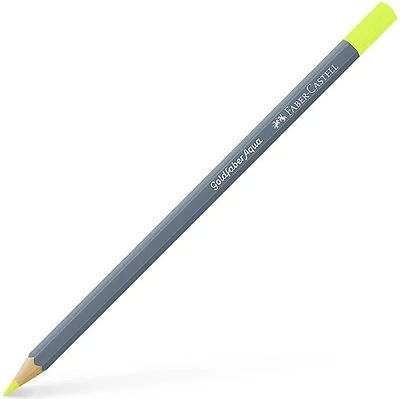 Crayon aquarellable goldfaber aqua glaçis jaune clair