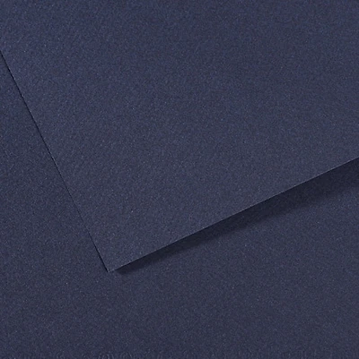 Colored paper - 160gsm - mi-teintes - 50x60cm - indigo blue