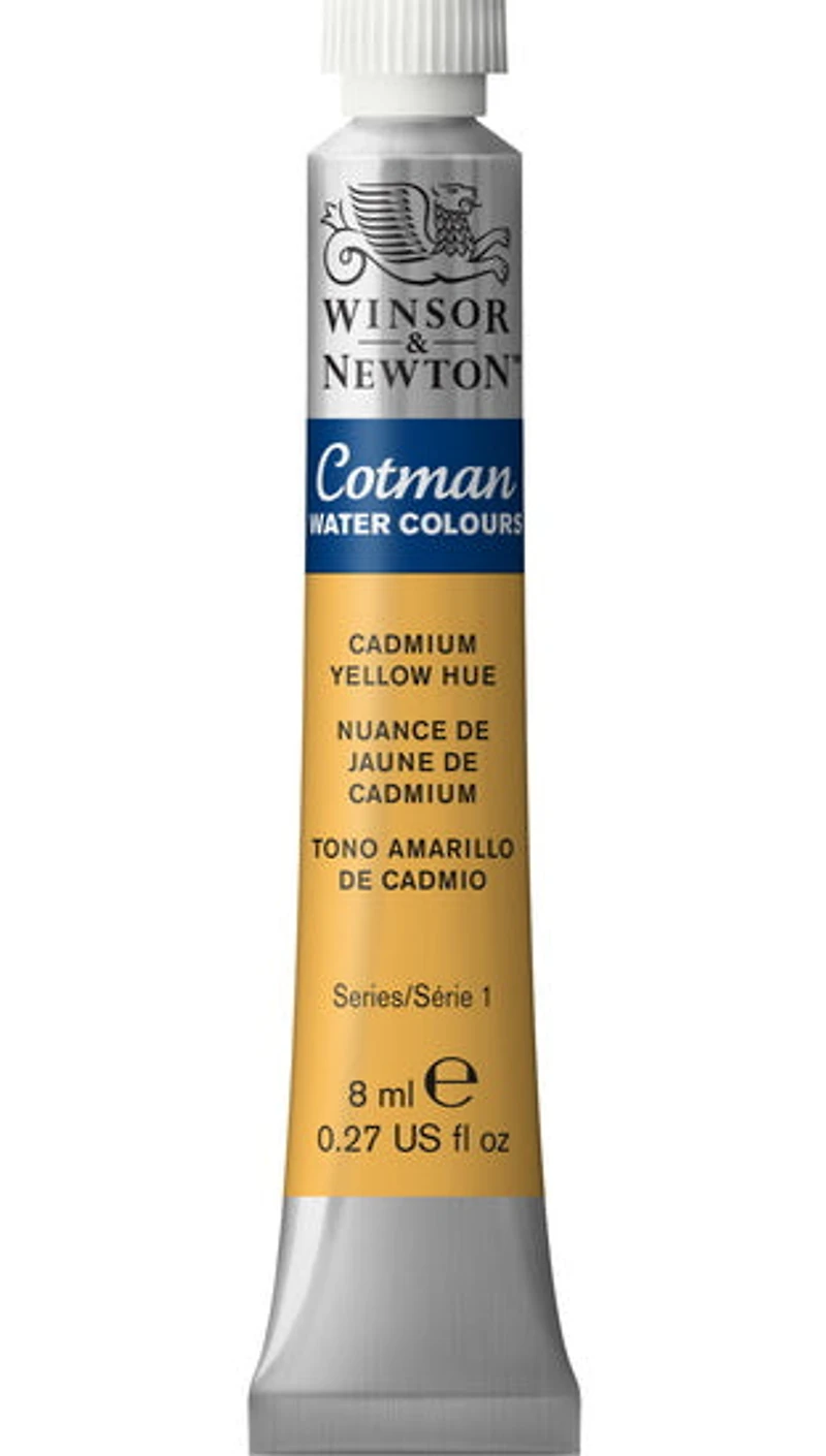 Aquarelle cotman - 8ml - nuance jaune de cadmium - s1