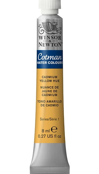 Aquarelle cotman - 8ml - nuance jaune de cadmium - s1