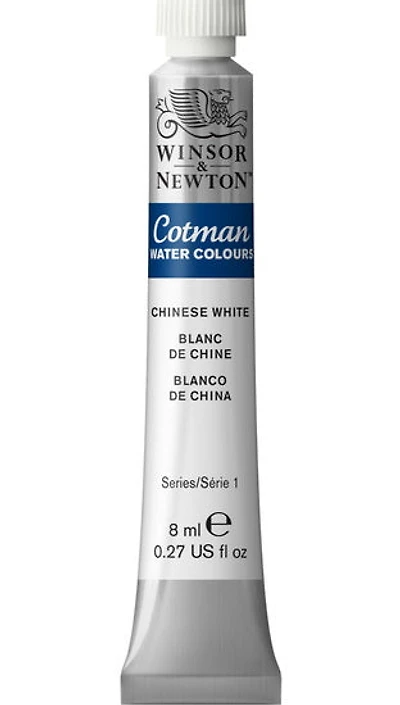 Aquarelle cotman - 8ml - blanc de chine - s1
