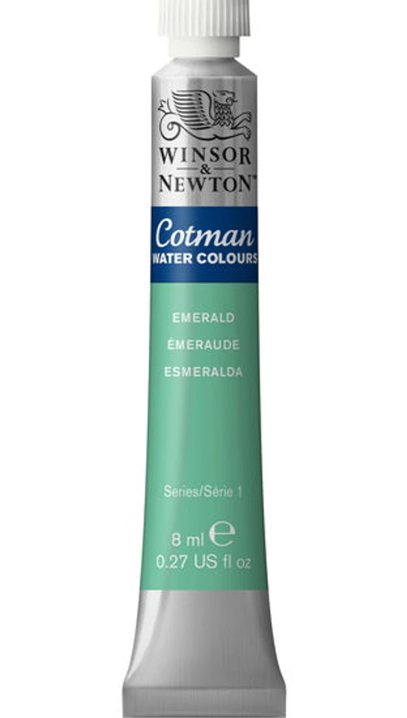 Cotman watercolour - 8ml - emerald - s1