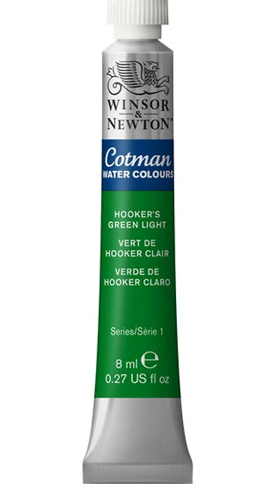 Aquarelle cotman - 8ml - vert de hooker clair - s1