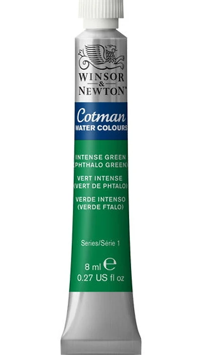 Aquarelle cotman - 8ml - vert intense - s1