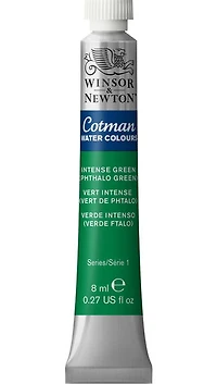 Aquarelle cotman - 8ml - vert intense - s1