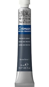 Aquarelle cotman - 8ml - gris de payne - s1