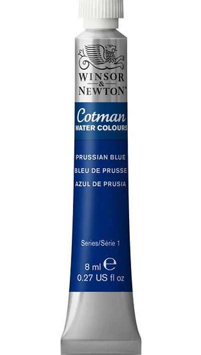 Aquarelle cotman - 8ml - bleu de prusse - s1