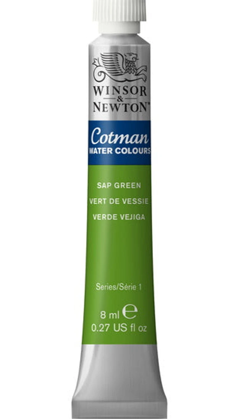 Aquarelle cotman - 8ml - vert de vessie - s1