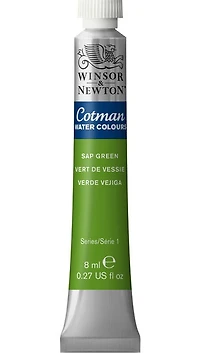 Aquarelle cotman - 8ml - vert de vessie - s1