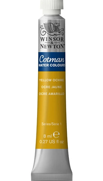 Cotman watercolour - 8ml - yellow ochre - s1