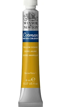 Aquarelle cotman - 8ml - ocre jaune - s1