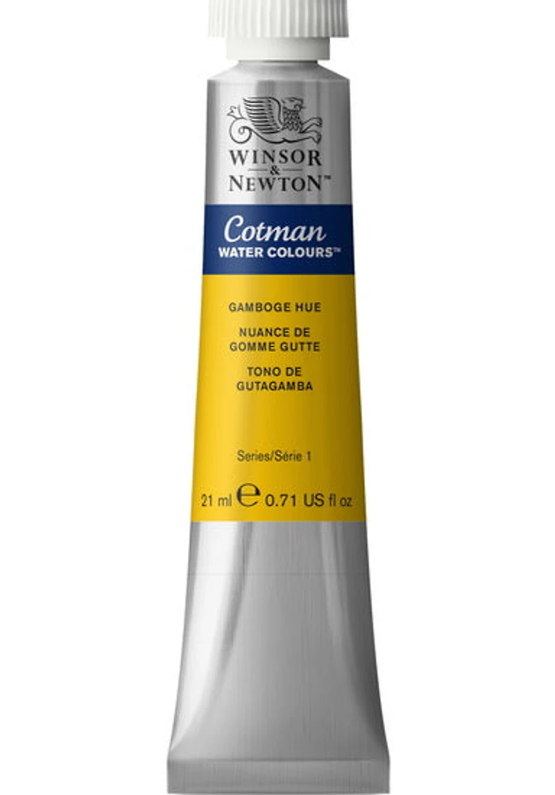 Cotman watercolour - 21ml - gamboge hue - s1