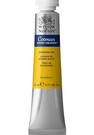 Aquarelle cotman - 21ml - nuance de gomme-gutte - s1