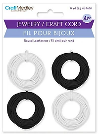Fil similicuir - couleurs  classique - 1mm- 7m