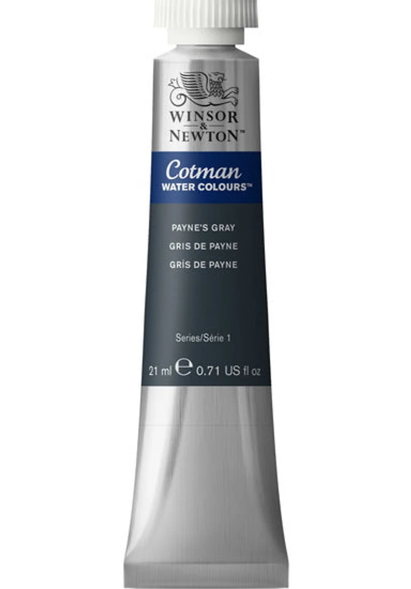 Aquarelle cotman - 21ml - gris de payne - s1