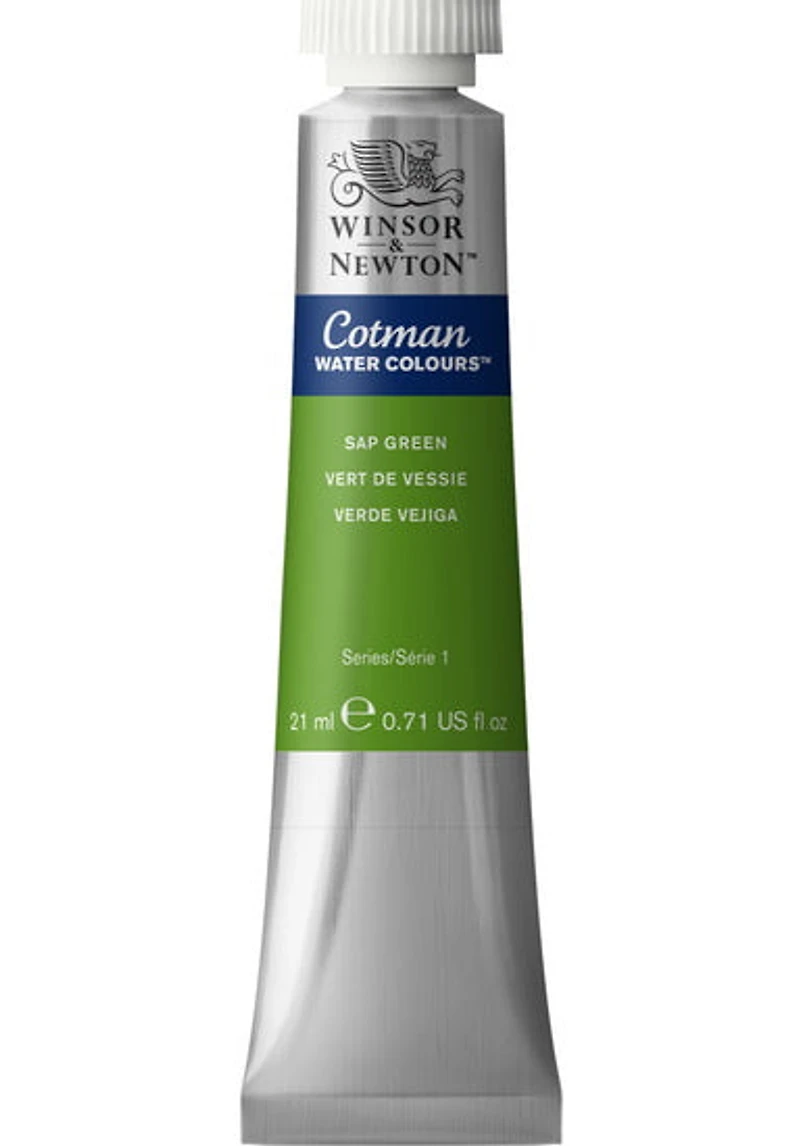 Aquarelle cotman - 21ml - vert de vessie - s1