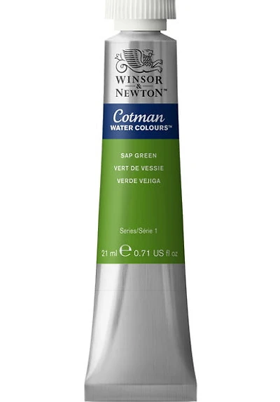 Aquarelle cotman - 21ml - vert de vessie - s1