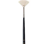 Brosse éventail avec soies blanches