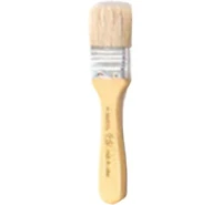 Brosse pour peinture à l’huile (soie blanche