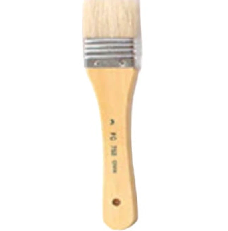 Oil brush (White bristles