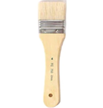 Oil brush (White bristles) - #4 CENTIMETER