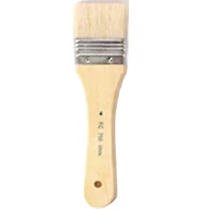 Oil brush (White bristles) - #4 CENTIMETER