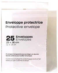 Pack of 25 protective envelopes - 11 x 14 "