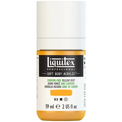 Acrylique sb - 2oz - jaune foncé sans cadmium - s3