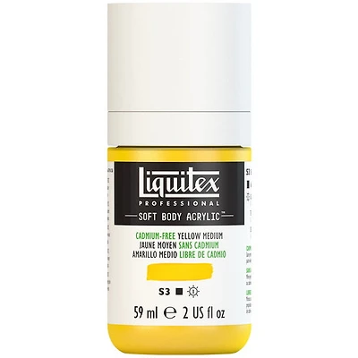 Acrylique sb - 2oz - jaune moyen sans cadmium - s3