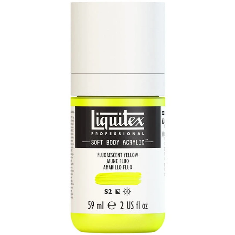 Acrylique sb - 2oz - jaune fluorescent - s2