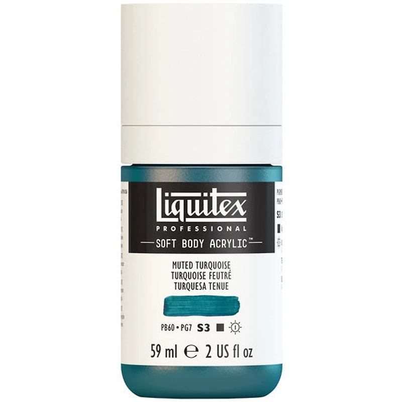 Acrylique sb - 2oz - turquoise feutré - s3