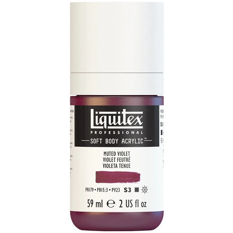 Acrylique sb - 2oz - violet feutré - s3