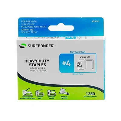 1,250 Pack Heavy-Duty Staples