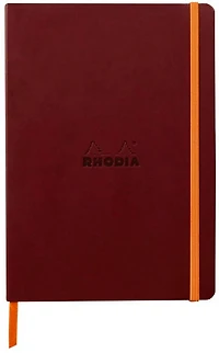 CARNET À COUVERTURE SOUPLE A5 Lie De Vin pointille