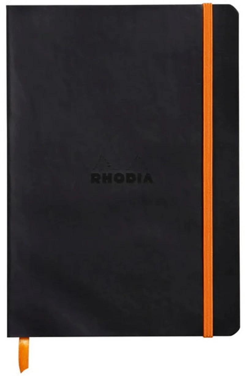 CARNET À COUVERTURE SOUPLE A5 Noir pointille