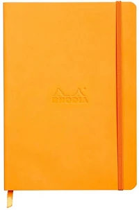 CARNET À COUVERTURE SOUPLE A5 Orange pointille