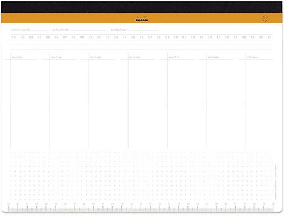 Sous-main semainier non dat
