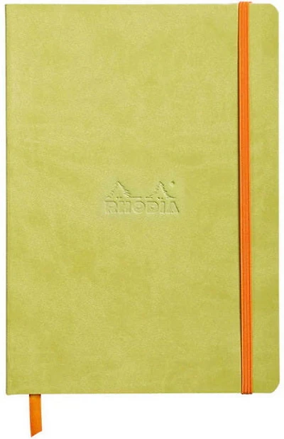 CARNET À COUVERTURE SOUPLE A5 Anis pointille