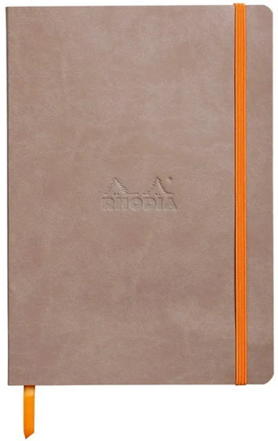 CARNET À COUVERTURE SOUPLE A5 Taupe ligne