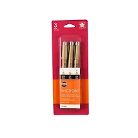 Ens. 3 feutres pigma micron pointes 02, 05 et 08