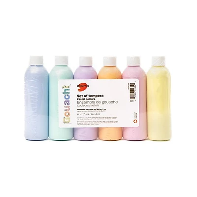 Ens. gouache lavable - pastel - 5x237ml