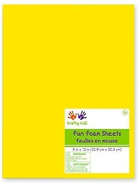 Mousse - jaune - 9x12po