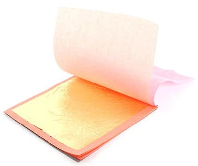 Feuilles imitation d'or deserres - cuivre