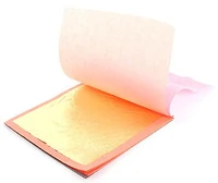 Feuilles imitation d'or deserres - cuivre