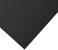 Carton coeur blanc  noir de jais 32x40po