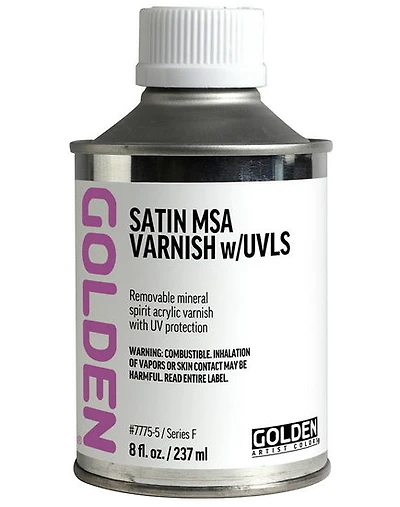 Vernis liquide msa  satin - 8 oz
