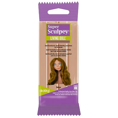 Super Sculpey Living Doll Oven-Bake Clay