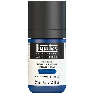 Gouache acrylique - 2oz - bleu de prusse imitation - s1