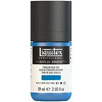 Gouache acrylique - 2oz - bleu ceruléen imitation - s1