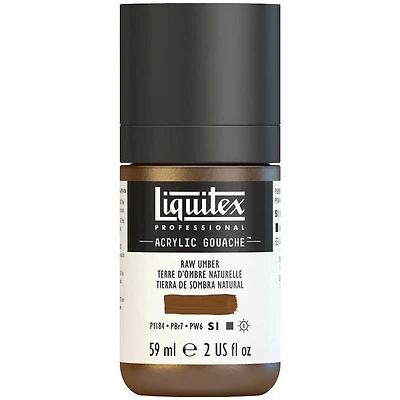Gouache acrylique - 2oz - terre d'ombre naturelle - s1